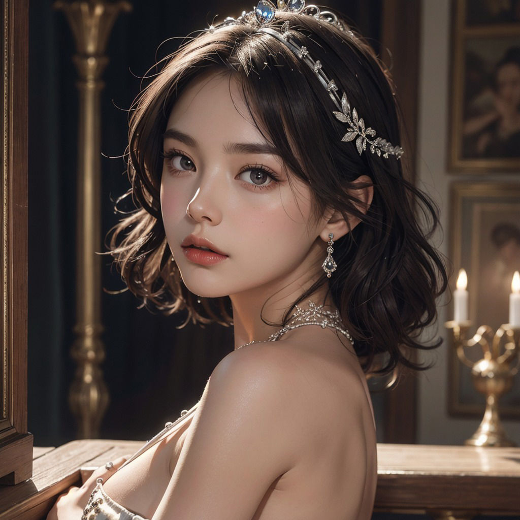 サンプル画像1:AI創造美女 ヌード・クイーン400ページ＃22(AI創造美女) [d_358578]