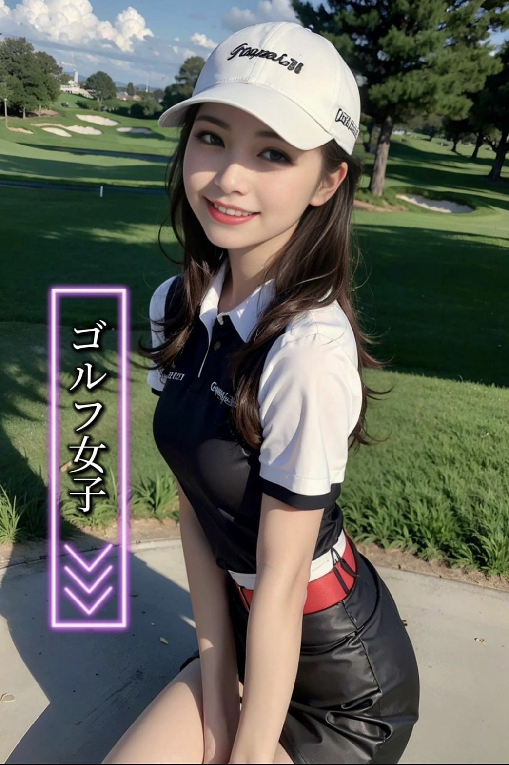 サンプル画像2:ゴルフ女子と接待SEX(色畑) [d_358633]