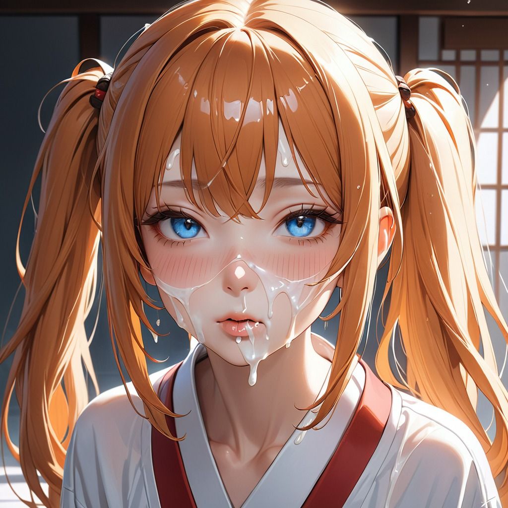 サンプル画像5:ぶっかけられがち。コスプレが得意なツインテールの女の子。(ふりかけテキーラ) [d_358729]