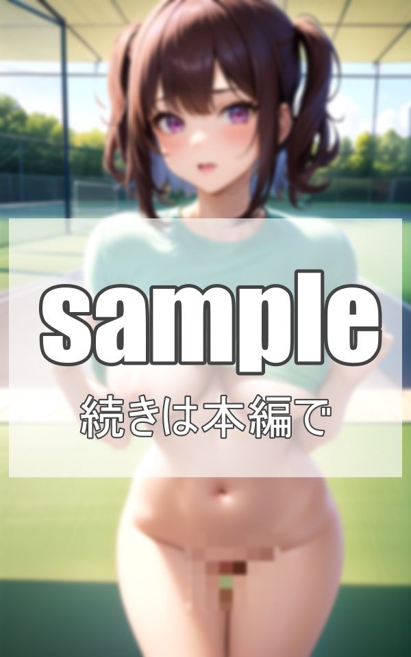 サンプル画像2:練習よりも早く性行為に興味津々の爆乳たち(電子媚薬集団) [d_358758]