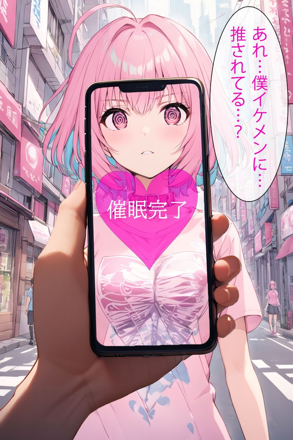 サンプル画像2:催●アプリで洗脳されてしまったアイドル【夢見り●む】(くじら屋3号店) [d_358864]