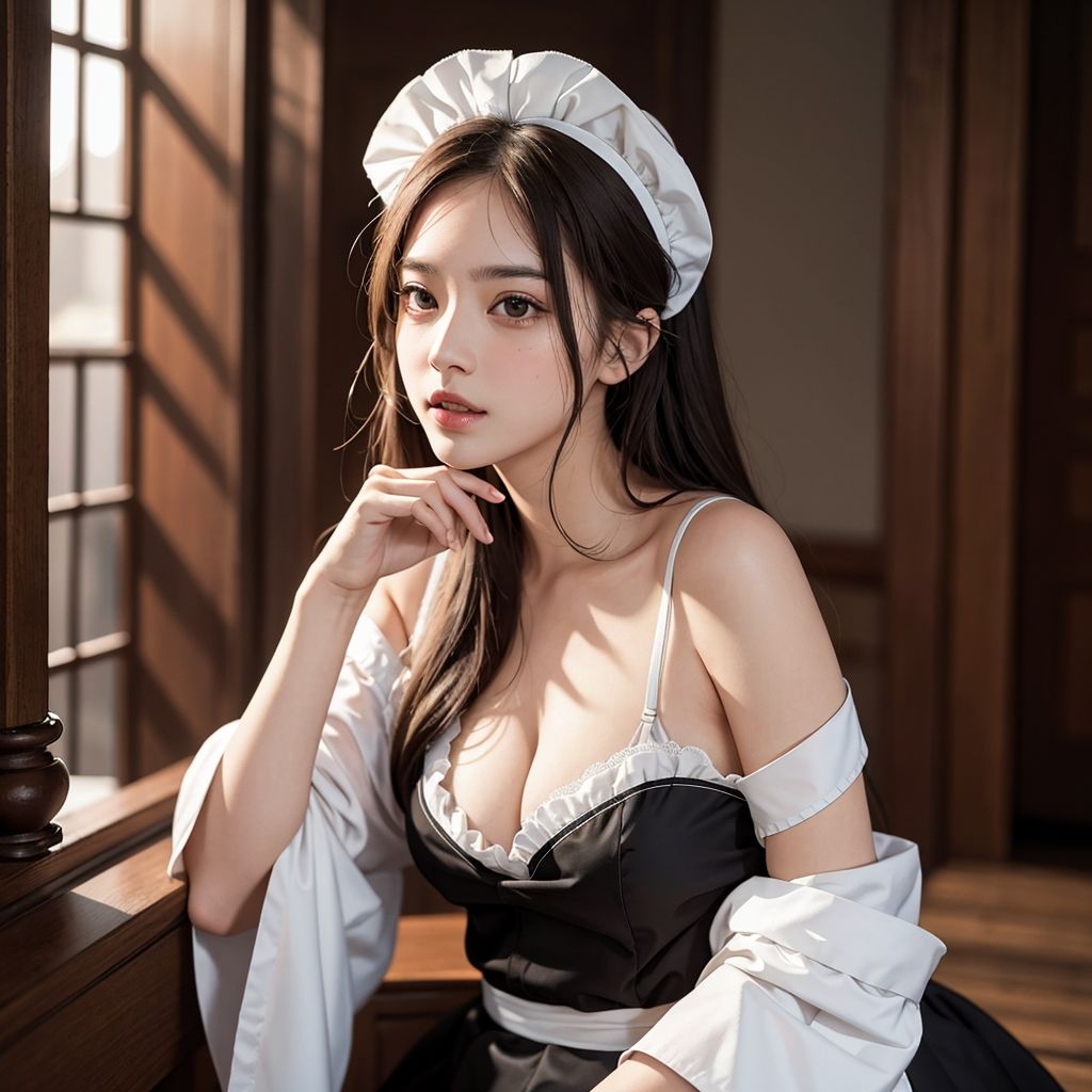 サンプル画像3:AI創造美女 メイド・メイド・メイド400ページ＃3(AI創造美女) [d_358998]