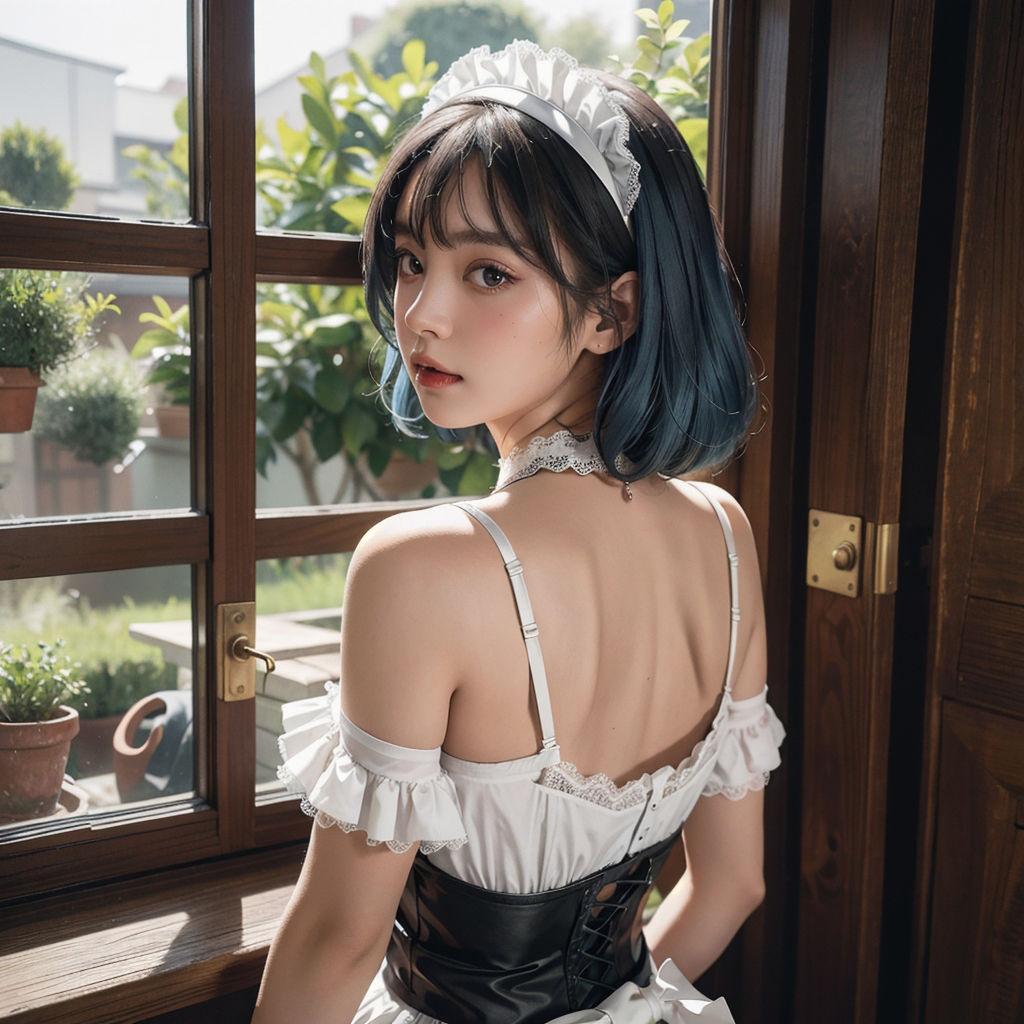 サンプル画像2:AI創造美女 メイド・メイド・メイド400ページ＃5(AI創造美女) [d_359002]