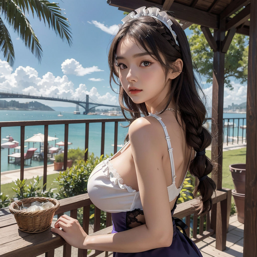 サンプル画像6:AI創造美女 メイド・メイド・メイド400ページ＃5(AI創造美女) [d_359002]