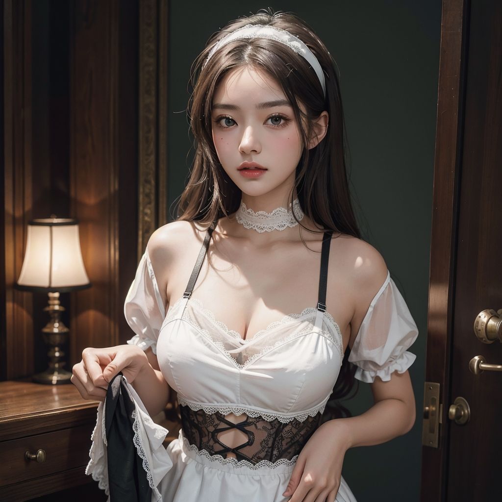 サンプル画像1:AI創造美女 メイド・メイド・メイド400ページ＃6(AI創造美女) [d_359003]