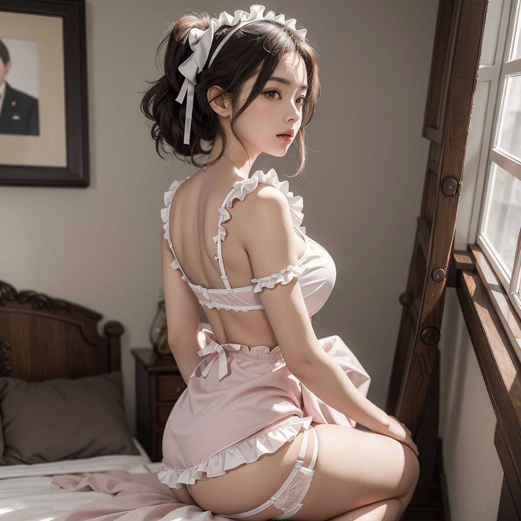 サンプル画像6:AI創造美女 メイド・メイド・メイド400ページ＃6(AI創造美女) [d_359003]