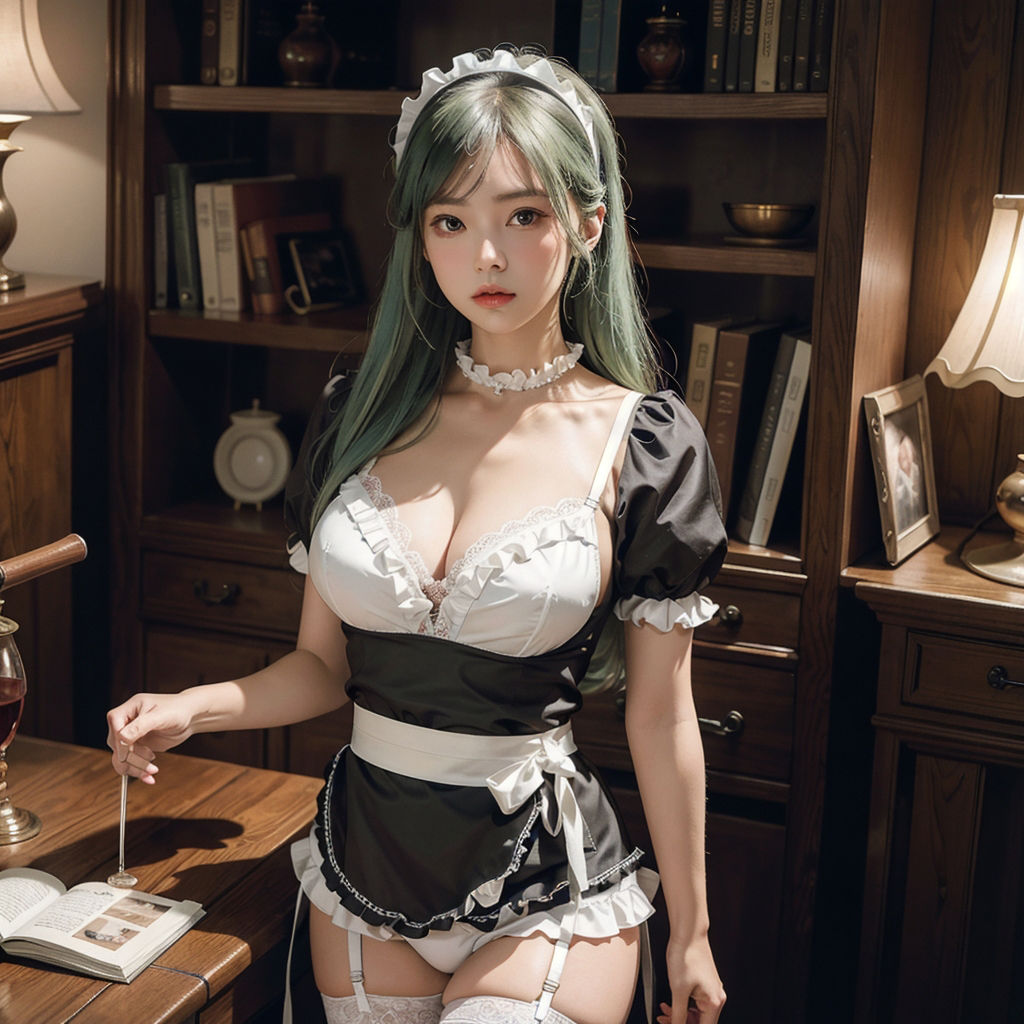 サンプル画像3:AI創造美女 メイド・メイド・メイド400ページ＃11(AI創造美女) [d_359008]