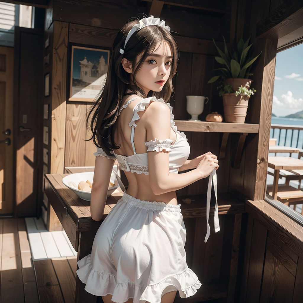 サンプル画像4:AI創造美女 メイド・メイド・メイド400ページ＃11(AI創造美女) [d_359008]