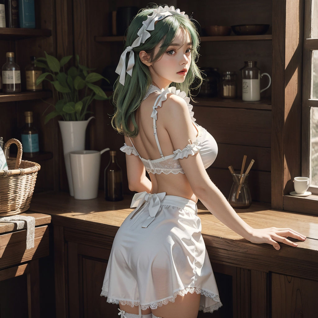 サンプル画像6:AI創造美女 メイド・メイド・メイド400ページ＃12(AI創造美女) [d_359009]