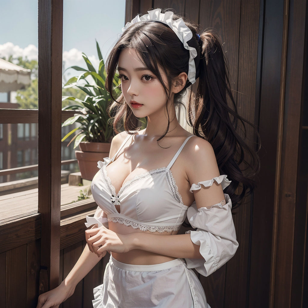 サンプル画像3:AI創造美女 メイド・メイド・メイド400ページ＃13(AI創造美女) [d_359010]