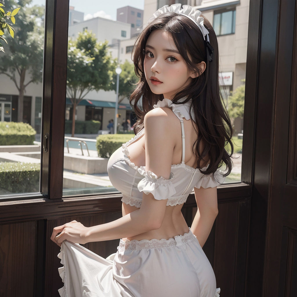 サンプル画像5:AI創造美女 メイド・メイド・メイド400ページ＃14(AI創造美女) [d_359011]