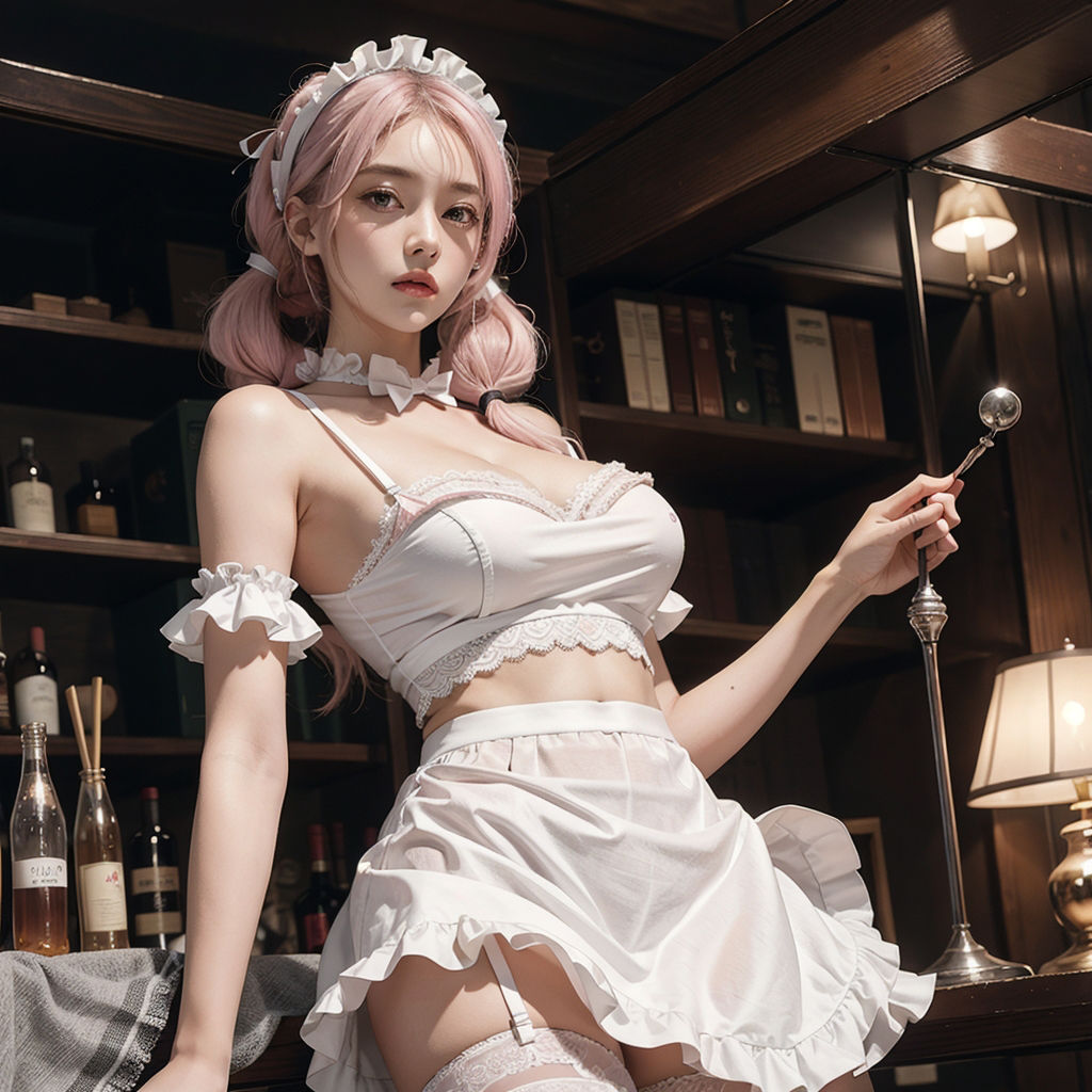 サンプル画像3:AI創造美女 メイド・メイド・メイド400ページ＃15(AI創造美女) [d_359012]