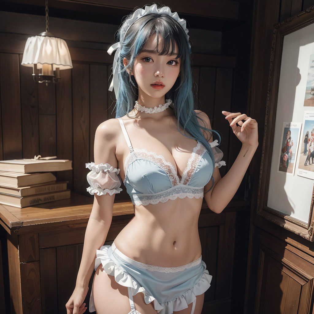 AI創造美女 メイド・メイド・メイド400ページ#16の画像4