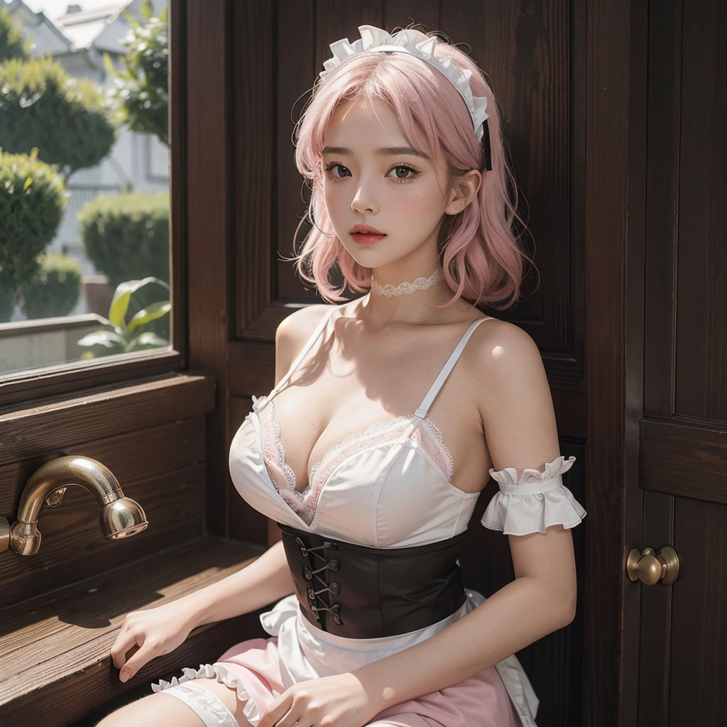 サンプル画像5:AI創造美女 メイド・メイド・メイド400ページ＃16(AI創造美女) [d_359013]