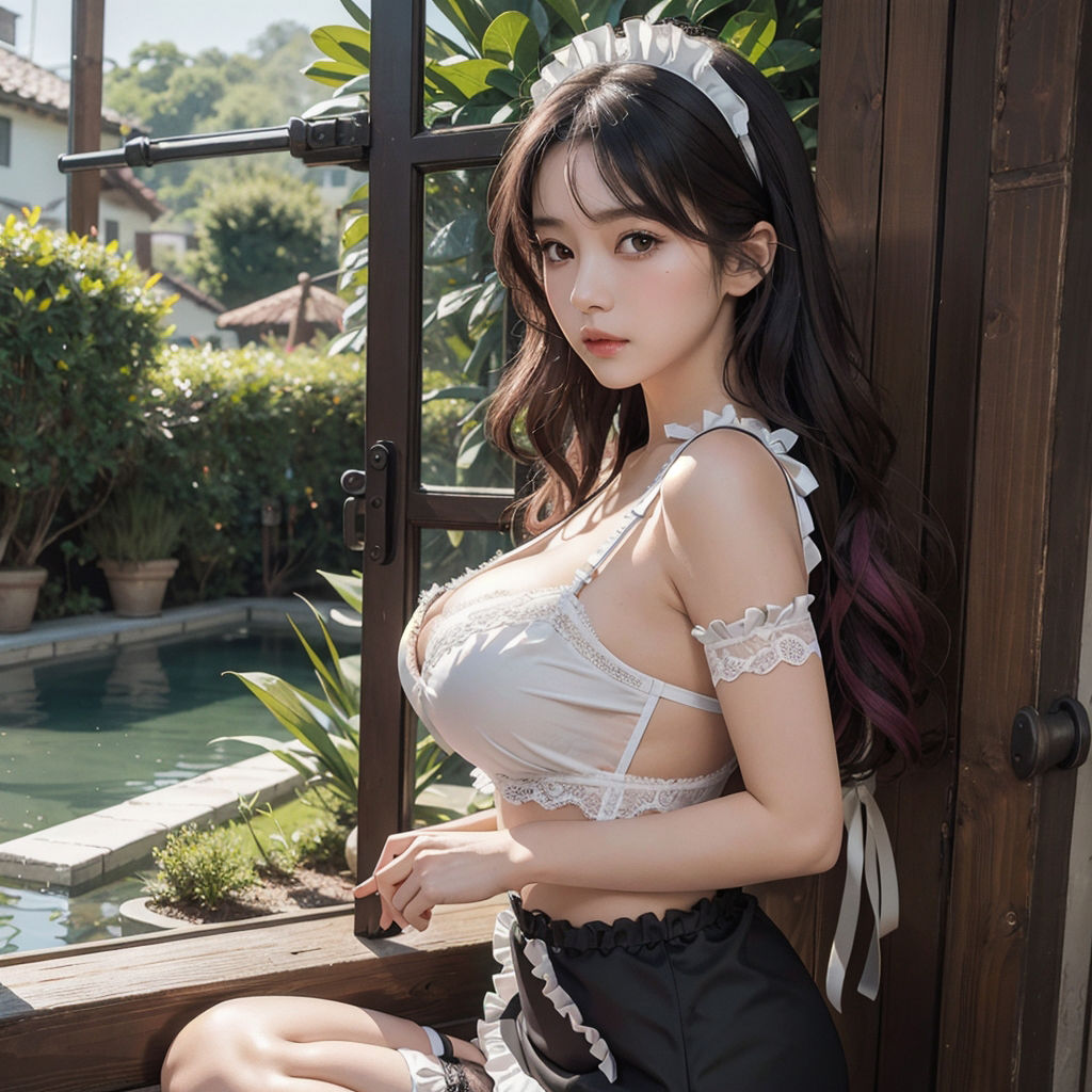 サンプル画像3:AI創造美女 メイド・メイド・メイド400ページ＃18(AI創造美女) [d_359017]