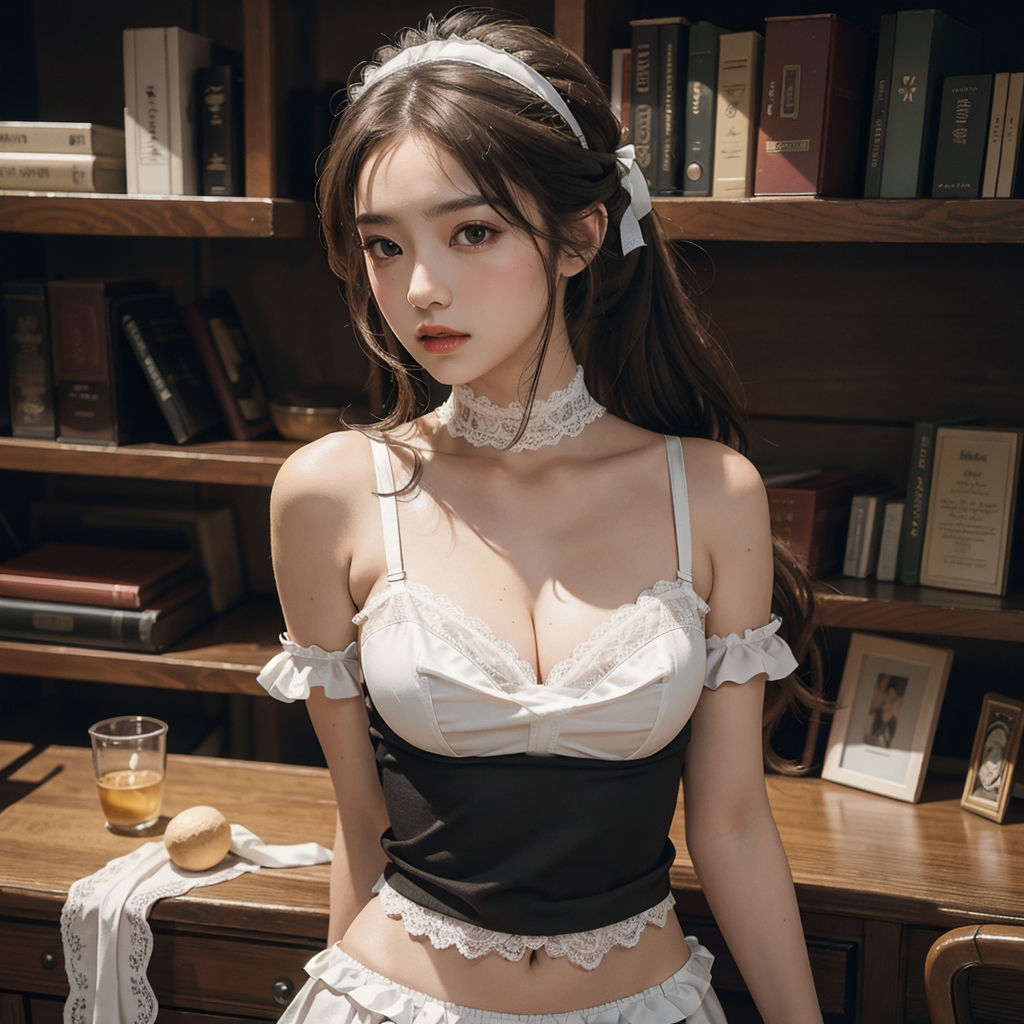 サンプル画像1:AI創造美女 メイド・メイド・メイド400ページ＃19(AI創造美女) [d_359018]