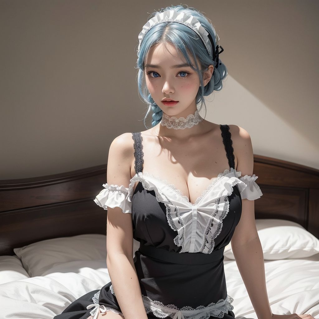 AI創造美女 メイド・メイド・メイド400ページ#21の画像4