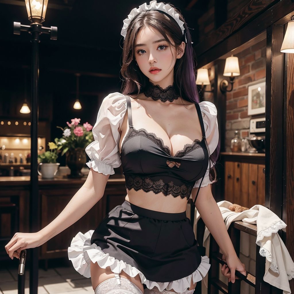 サンプル画像6:AI創造美女 メイド・メイド・メイド400ページ＃21(AI創造美女) [d_359022]