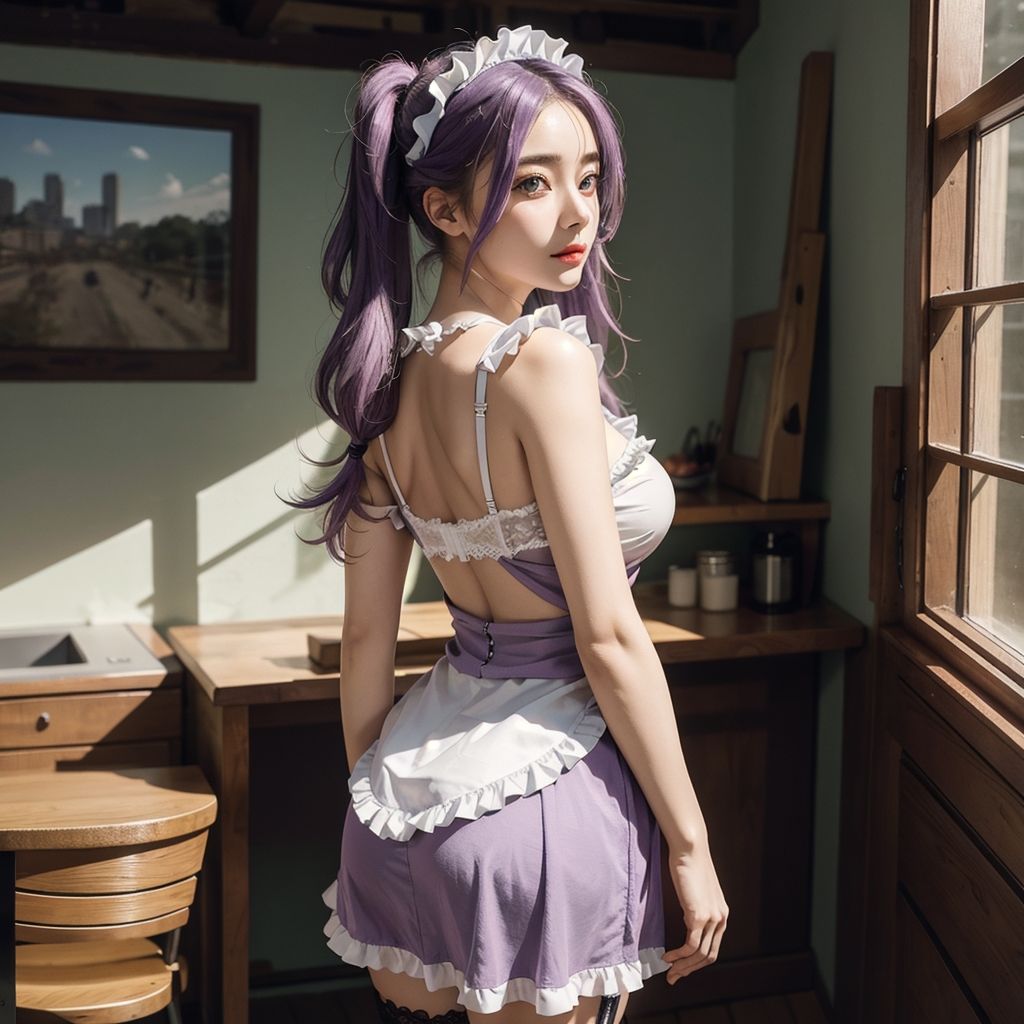 AI創造美女 メイド・メイド・メイド400ページ#21の画像10
