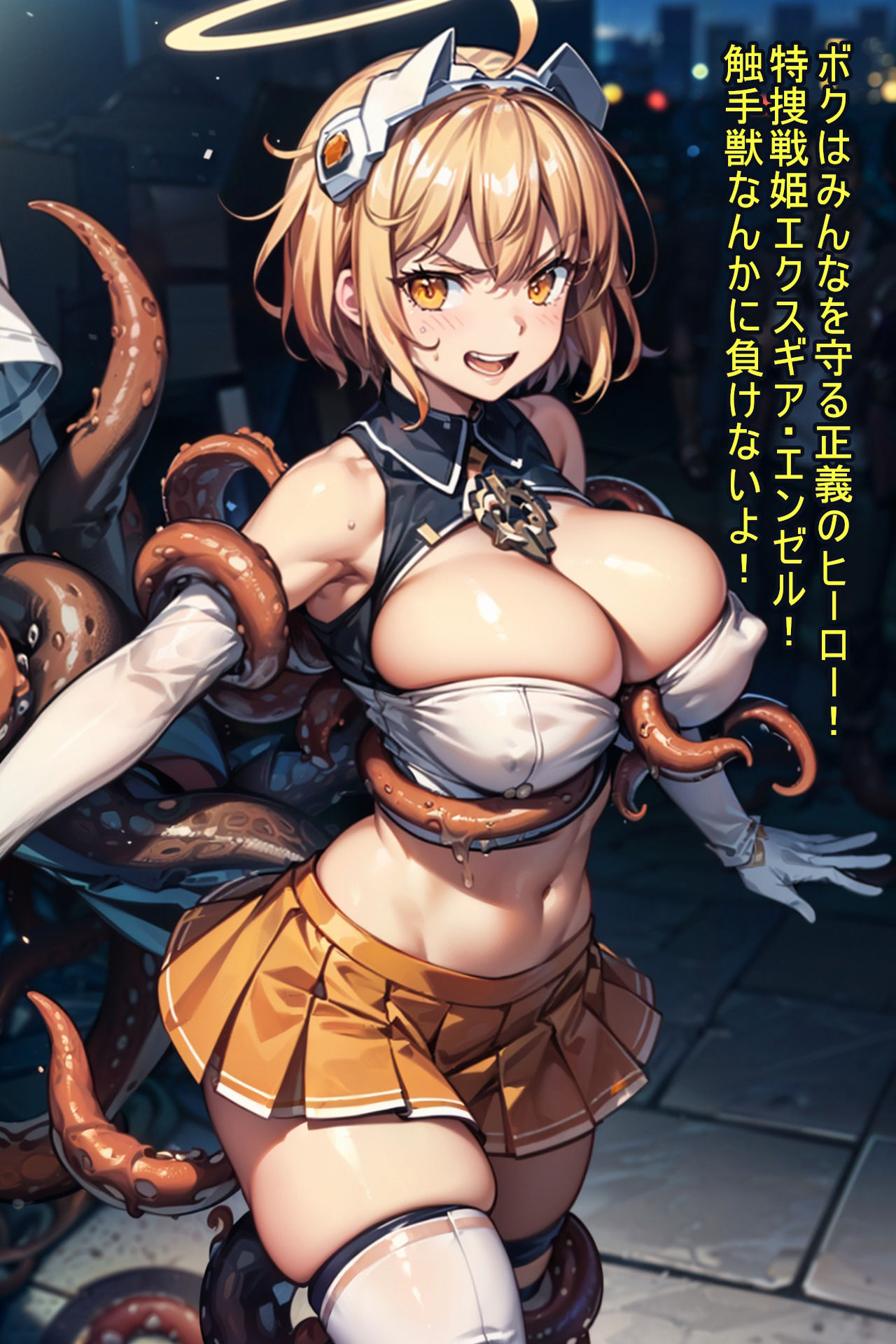 サンプル画像1:特捜戦姫エクスギア ーFALLEN ANGELー(テンタクルズ) [d_359114]