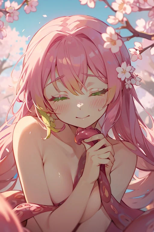 サンプル画像6:甘露寺 蜜璃 桜の触手に誘われて…(とろとろ本舗) [d_359126]