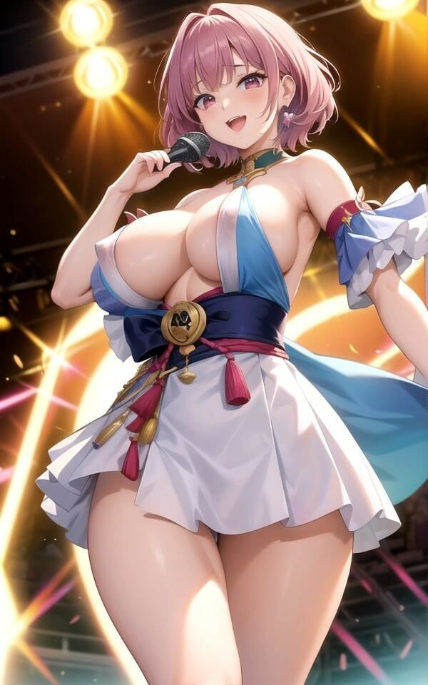 サンプル画像3:コンサートで脱いじゃうアイドル4(AIdoujin) [d_359172]