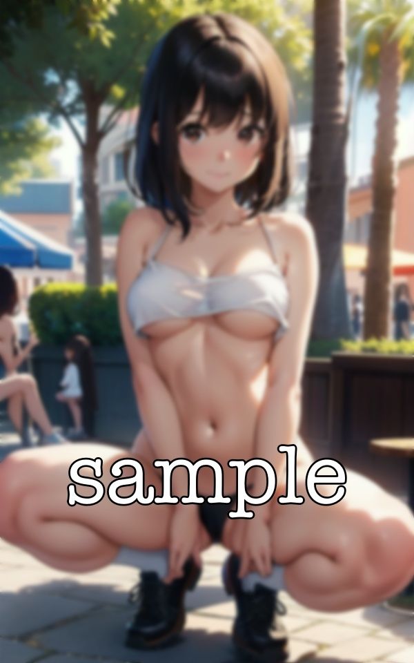 サンプル画像2:開脚美少女スペシャル！路上でM字開脚でおまんこをくぱぁ・・(天頂絶頂スタイル) [d_359246]