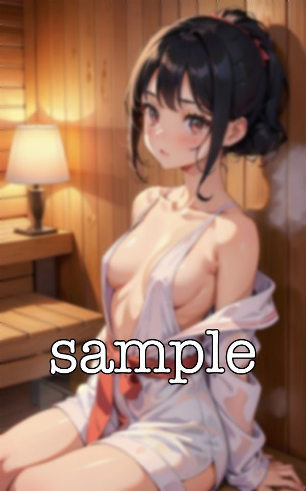 サンプル画像3:サウナ〜童顔のちっぱいがサウナでとなりになった美少女が〜ピンクの乳首の美少女と混浴でいちゃいちゃ(媚薬DNA) [d_359250]