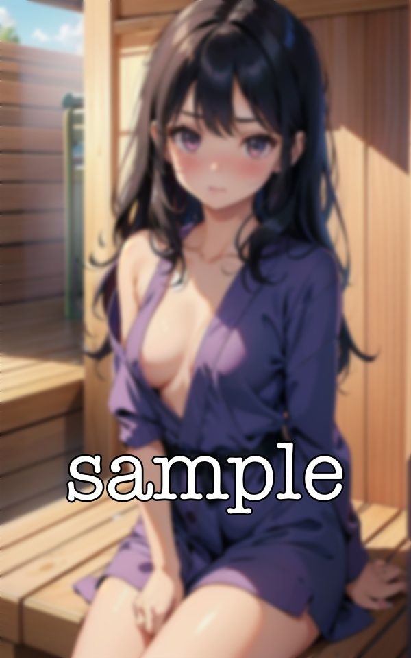 サンプル画像5:サウナ〜童顔のちっぱいがサウナでとなりになった美少女が〜ピンクの乳首の美少女と混浴でいちゃいちゃ(媚薬DNA) [d_359250]