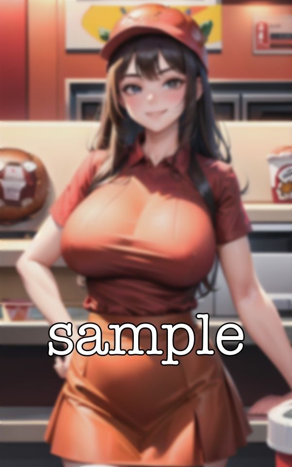 サンプル画像4:近所の店員〜ハンバーガーショップの18歳の爆乳をナンパ〜(オタクな写真館) [d_359300]