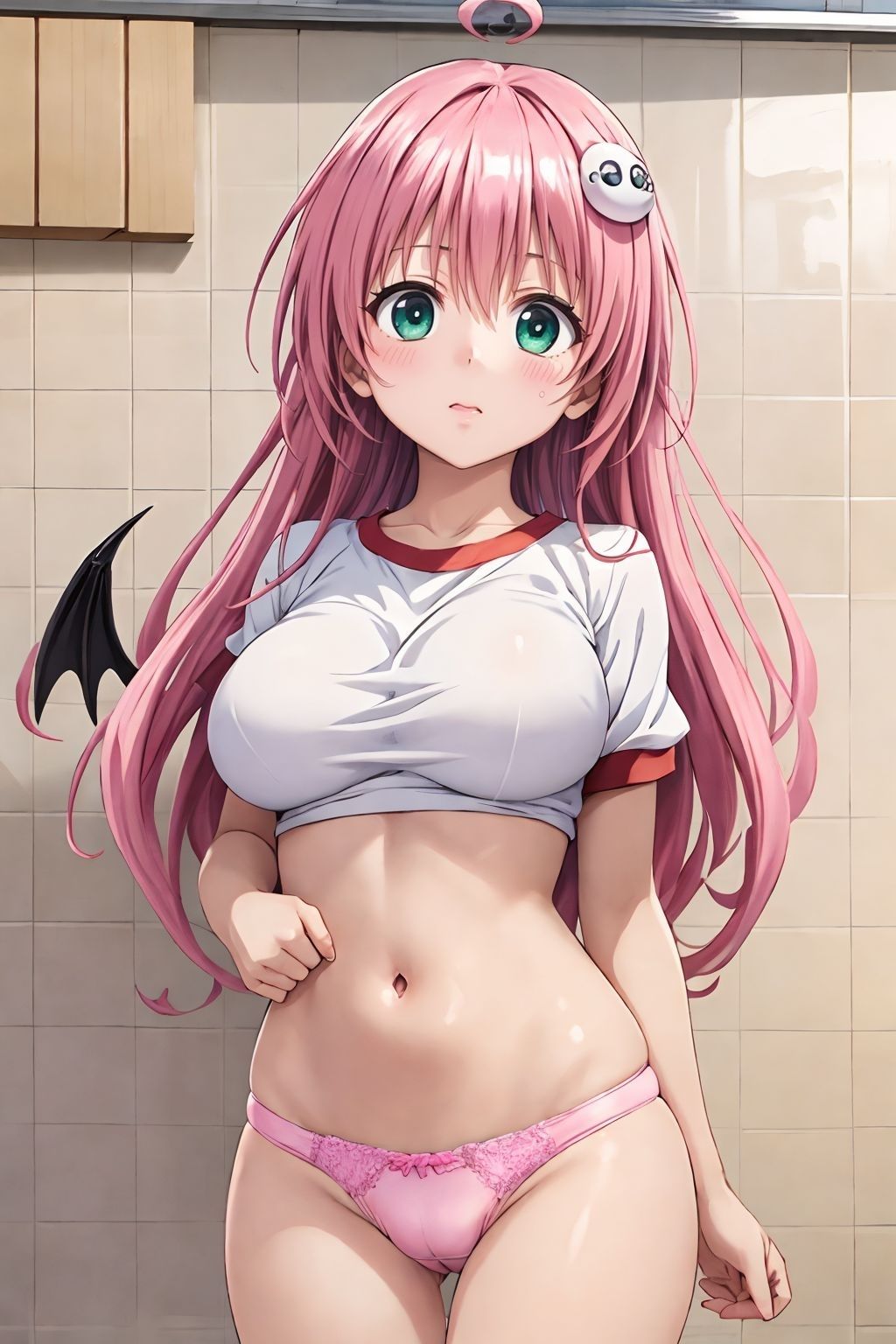 サンプル画像1:美女二人の学園日記(券売機) [d_359305]