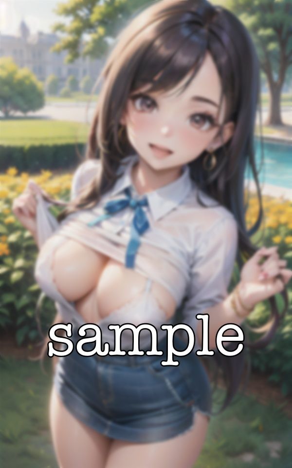 サンプル画像2:花見合コン！ピクニックでミニスカ美少女が・・えちえちFカップの合コン(ワンピース企画) [d_359310]