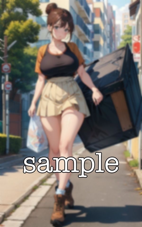 サンプル画像1:爆乳ミニスカママ特集〜おっぱいボインでえちえち体型〜ストーカーしてみる童貞の僕(トリビアの熟女) [d_359316]