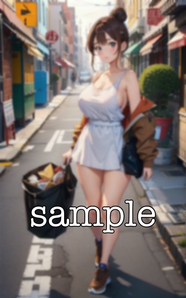 サンプル画像2:爆乳ミニスカママ特集〜おっぱいボインでえちえち体型〜ストーカーしてみる童貞の僕(トリビアの熟女) [d_359316]