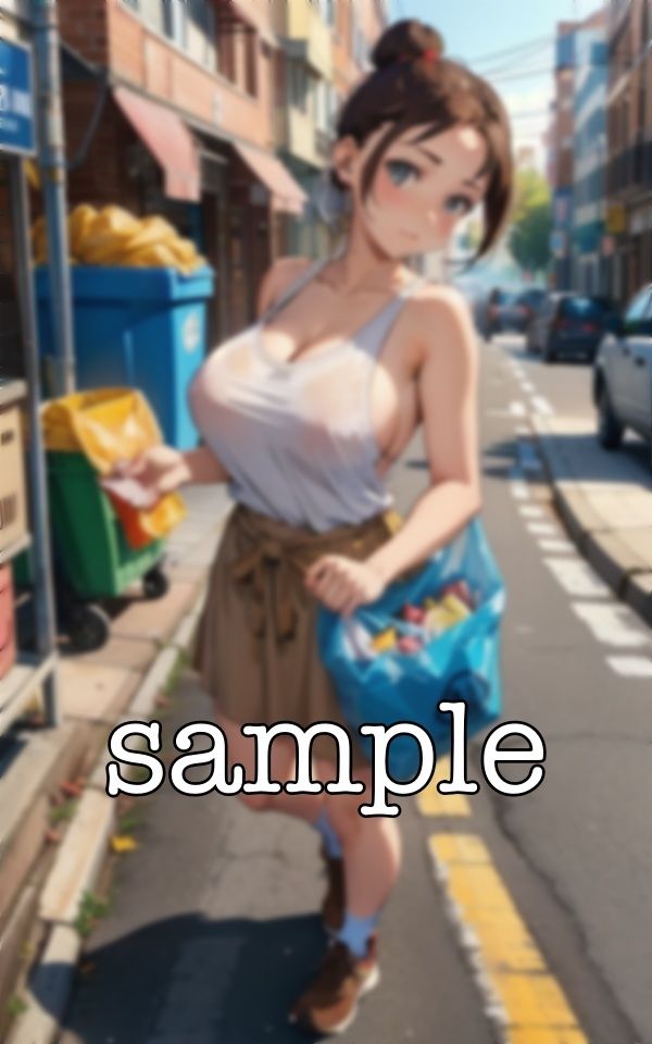 サンプル画像4:爆乳ミニスカママ特集〜おっぱいボインでえちえち体型〜ストーカーしてみる童貞の僕(トリビアの熟女) [d_359316]