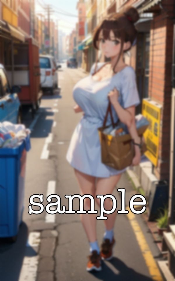 サンプル画像6:爆乳ミニスカママ特集〜おっぱいボインでえちえち体型〜ストーカーしてみる童貞の僕(トリビアの熟女) [d_359316]