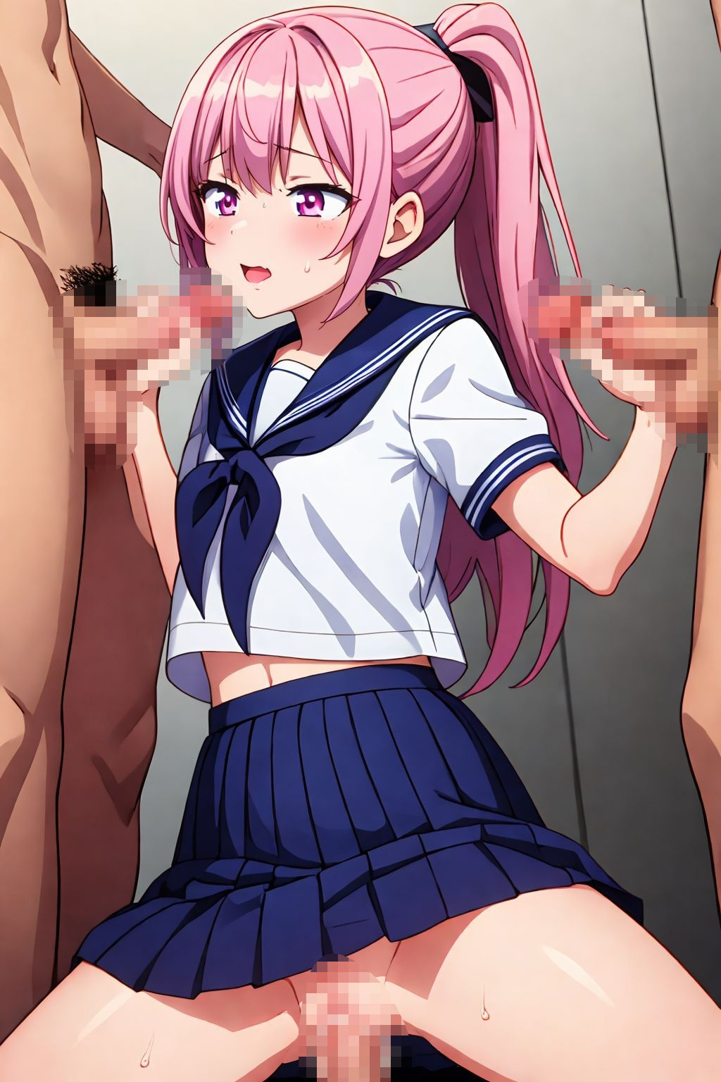 サンプル画像6:生意気なギャルを調教性教育 Vol.2(券売機) [d_359318]