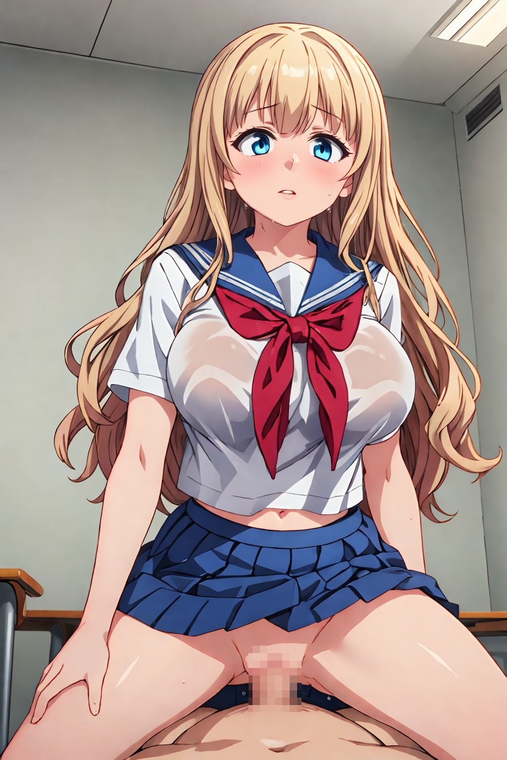 サンプル画像6:生意気なギャルを調教性教育 Vol.3(券売機) [d_359320]