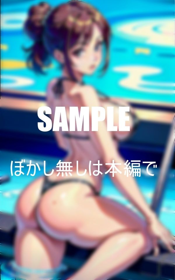 お尻フェチ必見プールでフィットネスしながら可愛いお尻を見せつけて誘惑してくるいやらしぃ〜水着熟女たちの性欲のサンプル画像 6