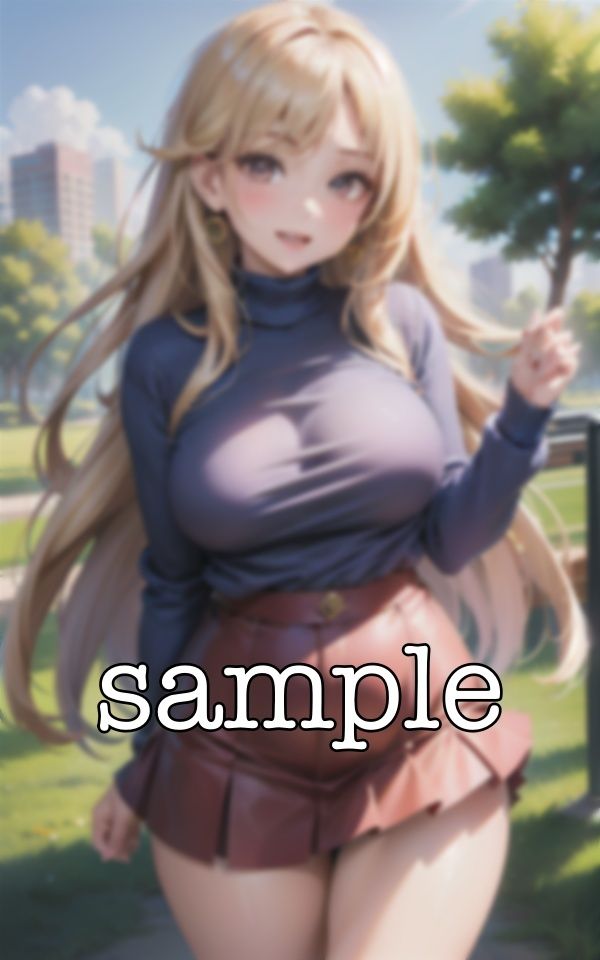 サンプル画像1:美少女のパイ〜148センチの低身長の22歳のDカップとFカップが公園で露出〜(monsterX) [d_359327]