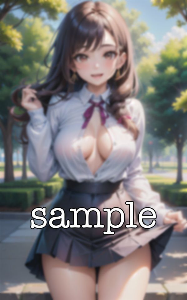 サンプル画像3:美少女のパイ〜148センチの低身長の22歳のDカップとFカップが公園で露出〜(monsterX) [d_359327]