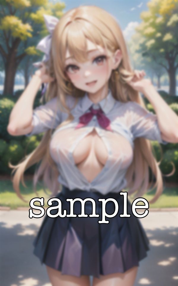 サンプル画像4:美少女のパイ〜148センチの低身長の22歳のDカップとFカップが公園で露出〜(monsterX) [d_359327]