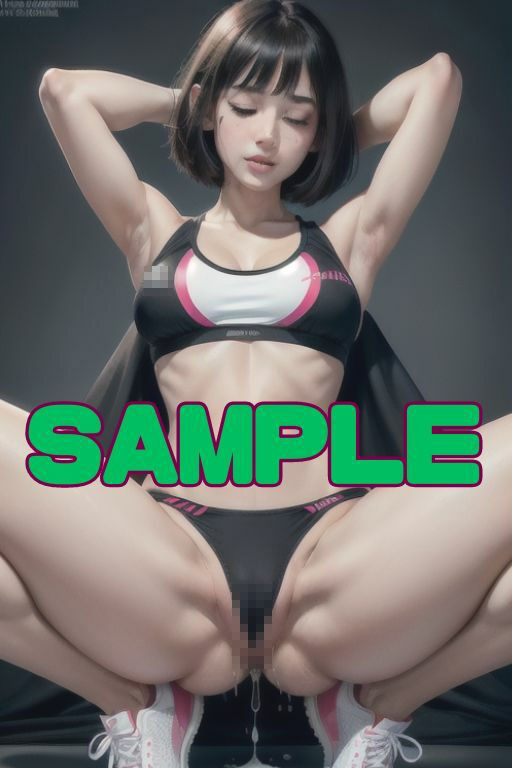 サンプル画像2:Hな巨尻マッスル美少女(炒飯定食) [d_359365]