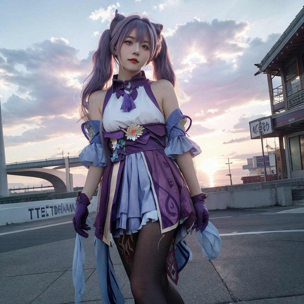 サンプル画像5:刻晴(須弥山に棲む趣味仙) [d_359394]