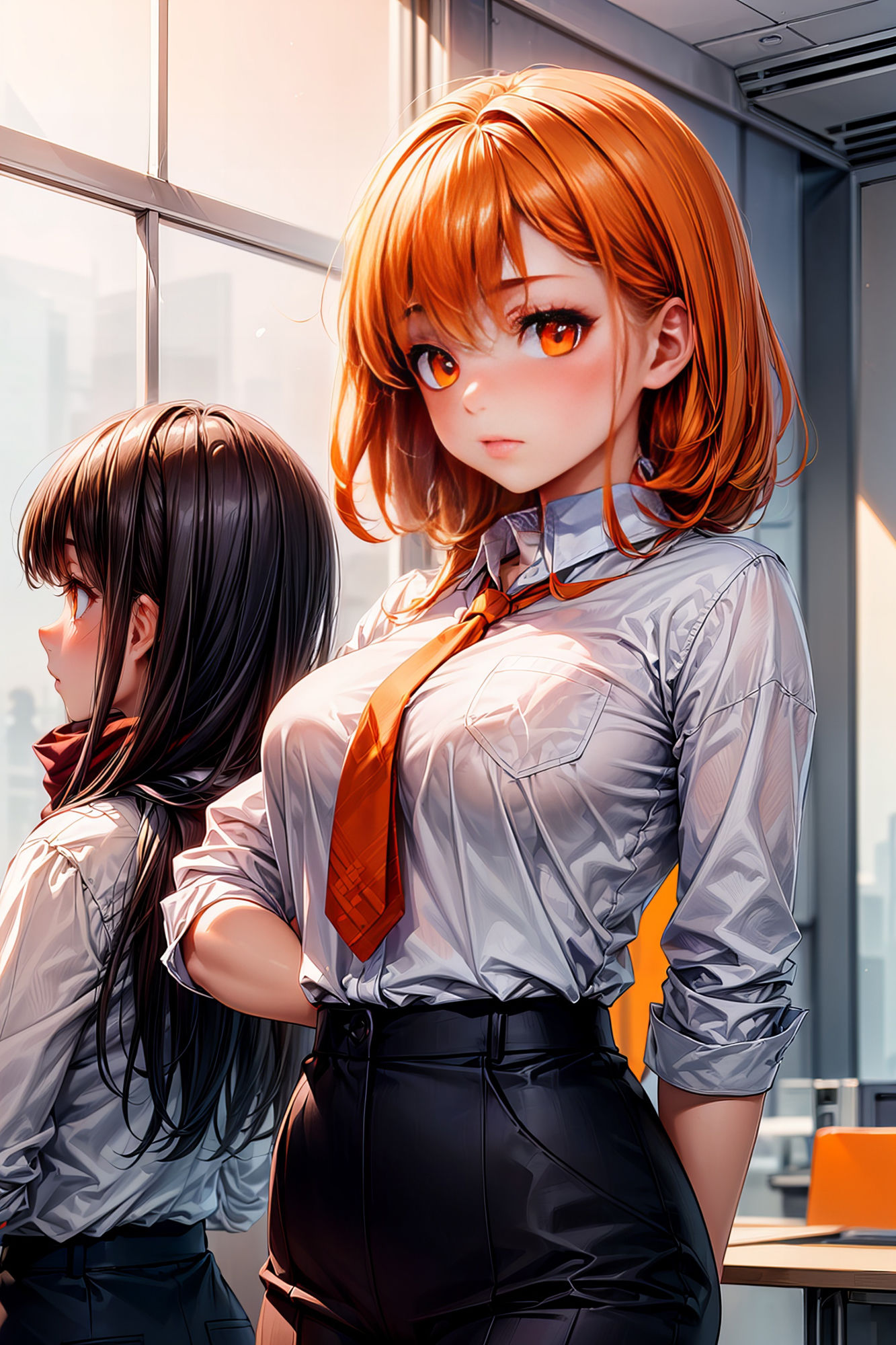 サンプル画像3:新入社員の特別研修(ピクセル詩人) [d_359409]