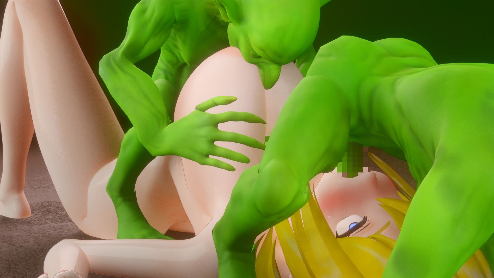 サンプル画像4:最強女騎士VSチャームゴブリン(カルチョッパ) [d_359427]