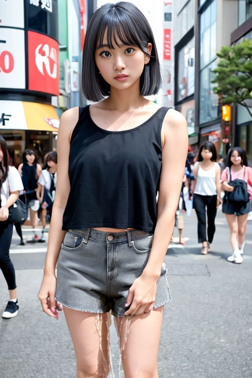 サンプル画像2:ギャルおもらし(P-AI planning) [d_359438]