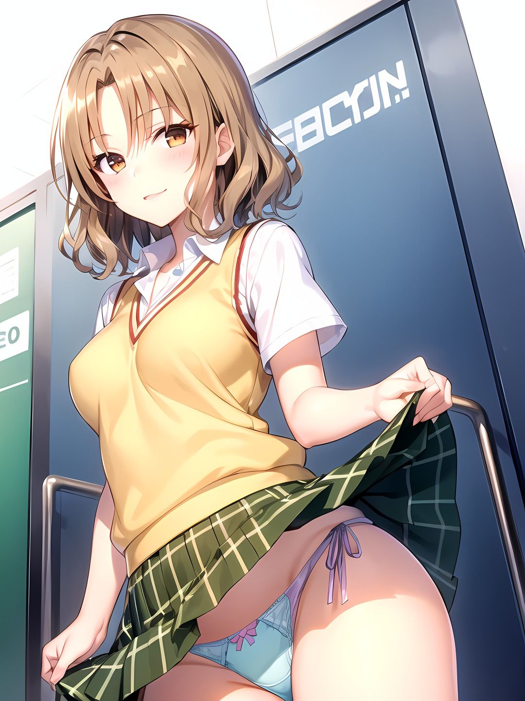 サンプル画像3:とらぶる 籾岡〇紗 パンチラ集(AI同人Lab) [d_359444]