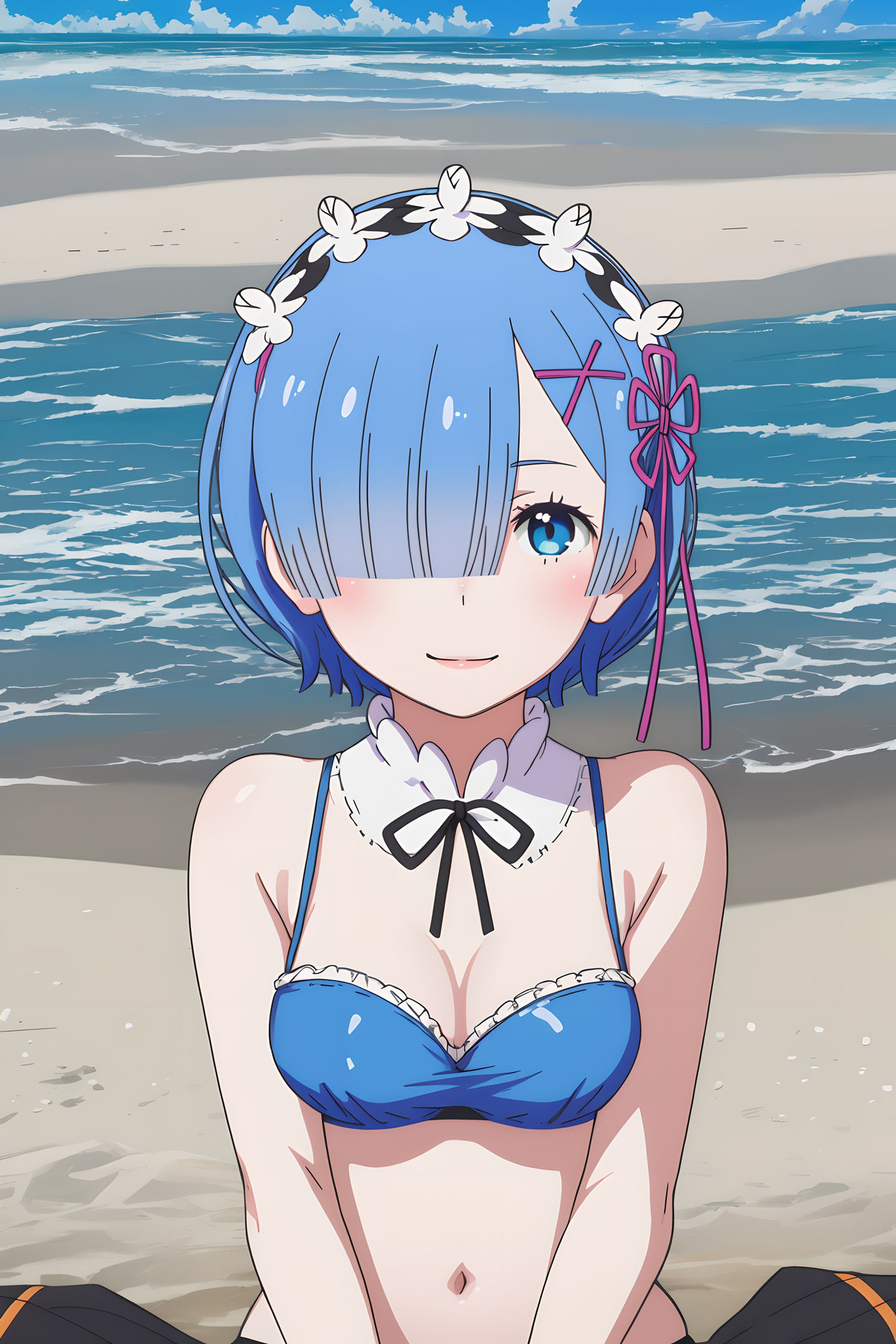 サンプル画像1:レムの堕落した日常(AIルーム) [d_359465]