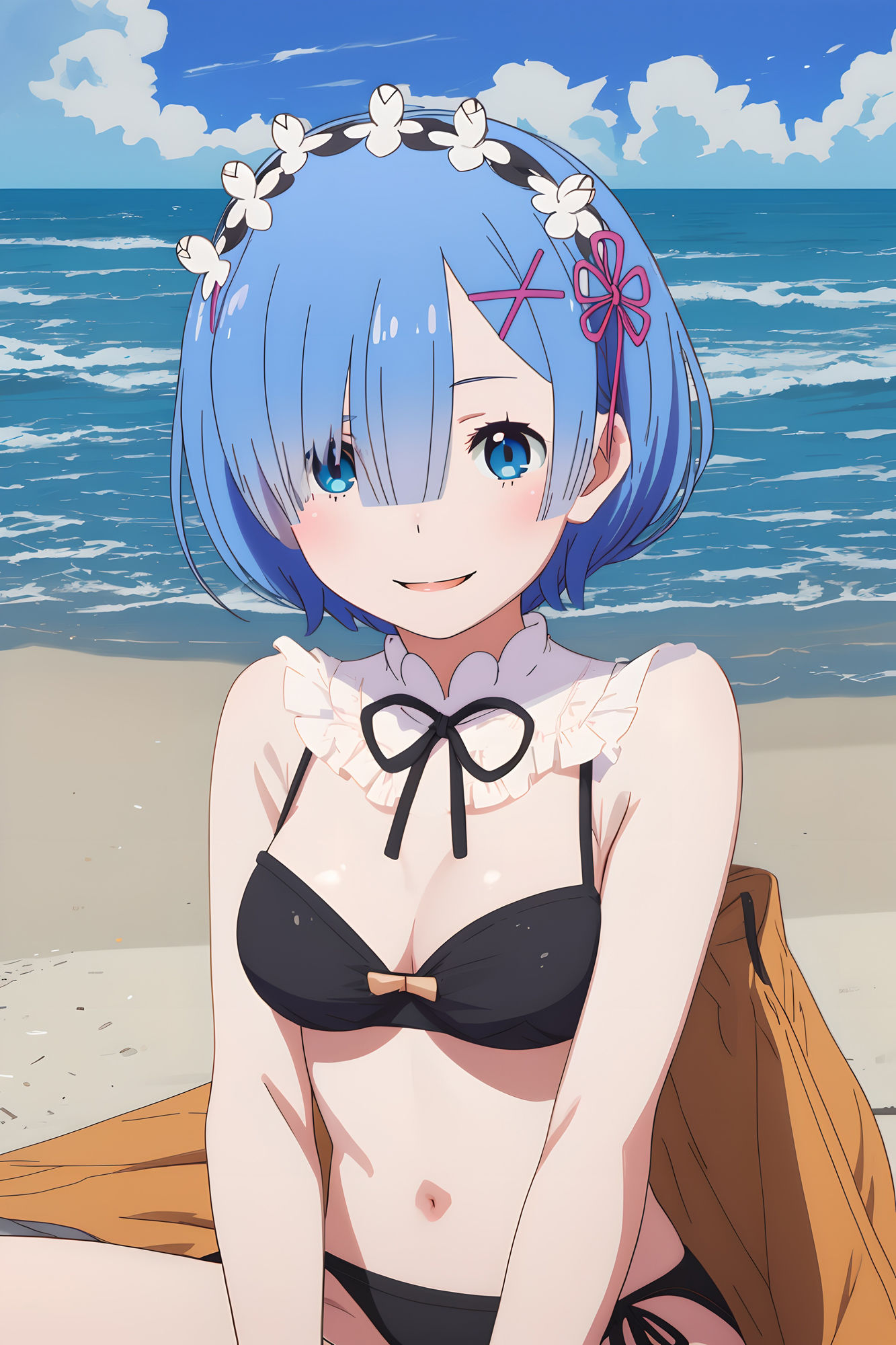 サンプル画像2:レムの堕落した日常(AIルーム) [d_359465]